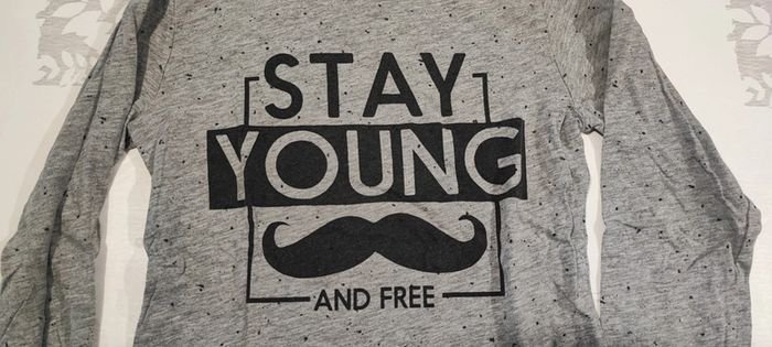 T-shirt manches longues gris T: 8 ans - photo numéro 2