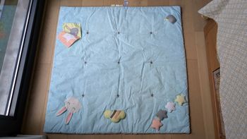 Tapis d'éveil fond de parc 