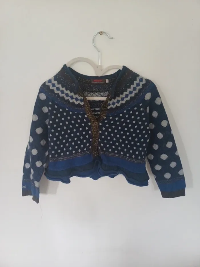 Gilet catimini pailleté