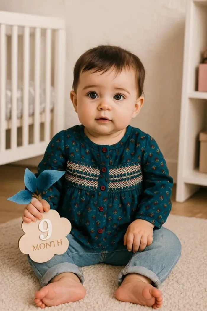 Ensemble bébé fille 9 mois – sergent major