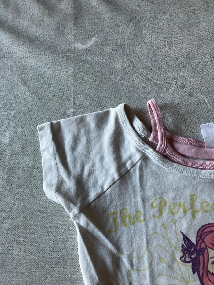 T-shirt stylé effet débardeur – Taille 12 ans – Marque KMG - photo numéro 3