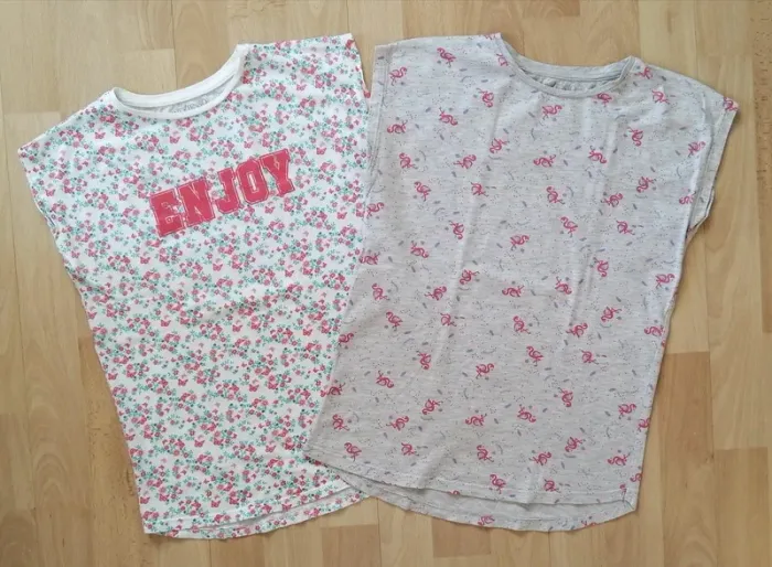 Lot de 2 t-shirts fille 10 ans