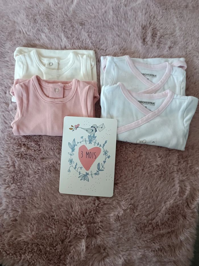 Lot de 4 bodies