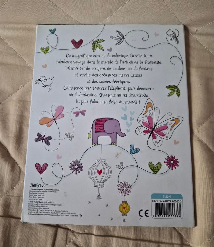 La plus fabuleuse frise du monde à colorier - photo numéro 2