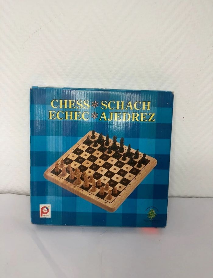 Jeu d’échecs de voyage en bois - photo numéro 5