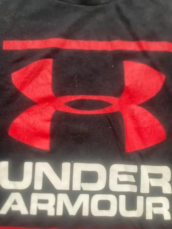Tee shirt Under Armour Noir Rouge M - photo numéro 2