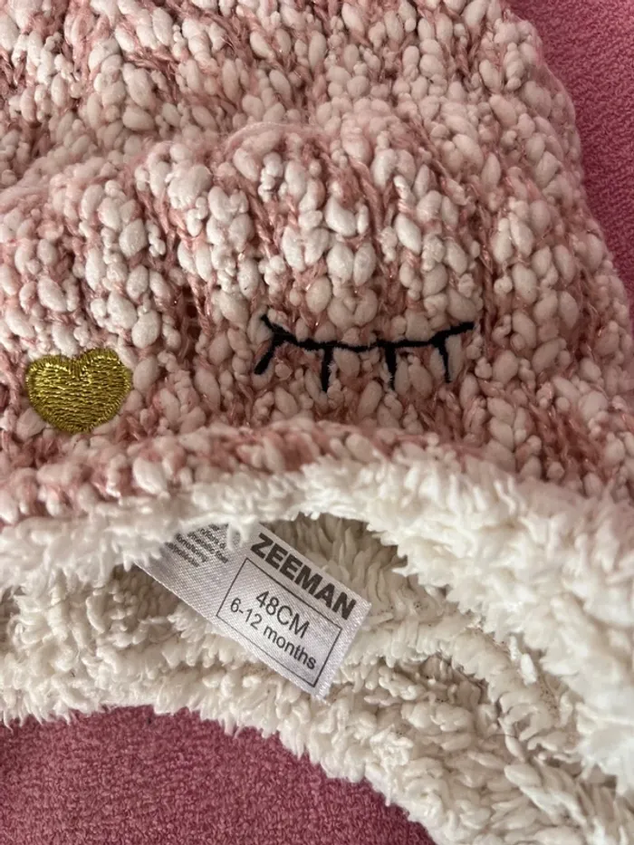 Lot de 2 bonnets taille 6/12 mois - photo numéro 2