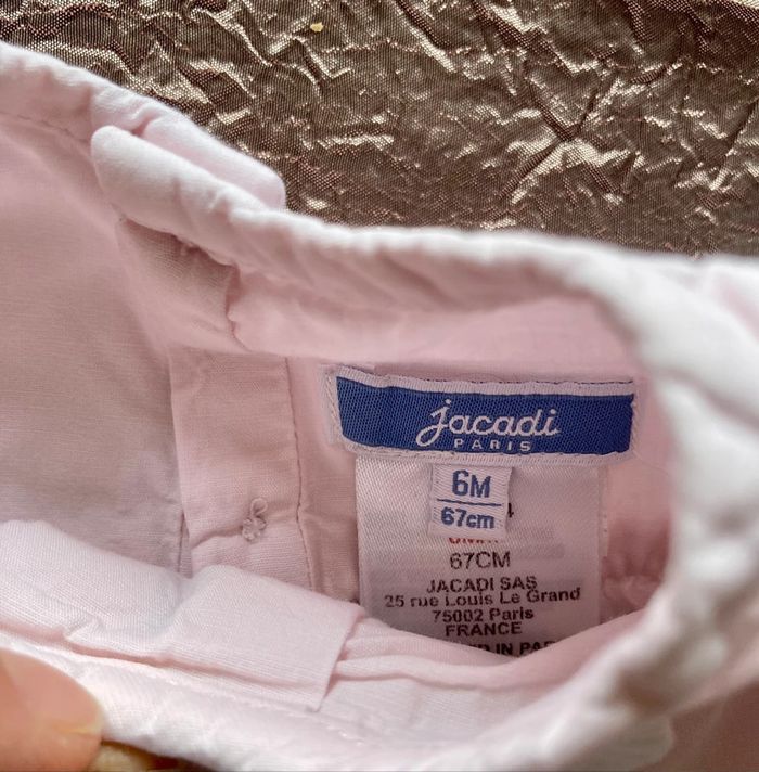 Ensemble Jacadi 6 mois chemisier et short à noeuds - photo numéro 4
