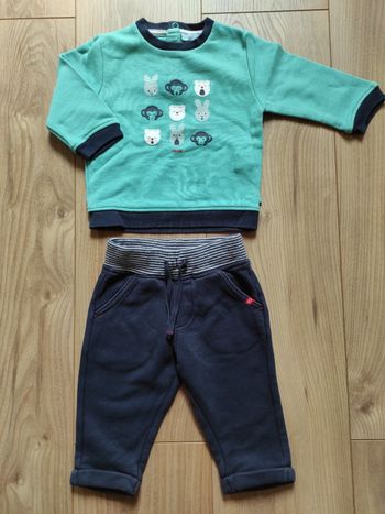 Pull + pantalon jogging 6 mois Obaïbi