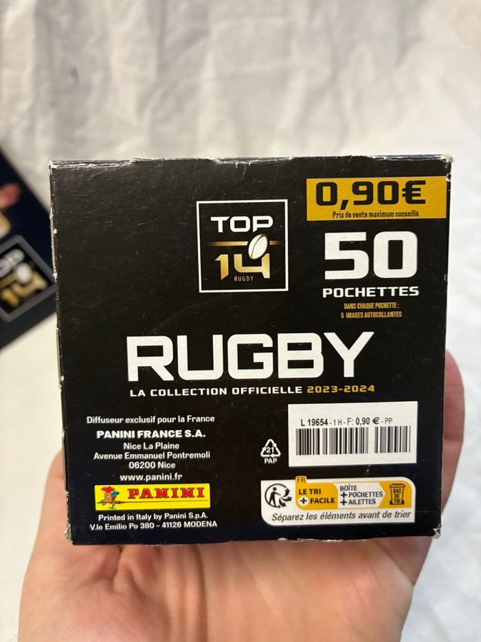 Kit Panini stickers Rugby Top 14 2023/2024 🏉 - photo numéro 3