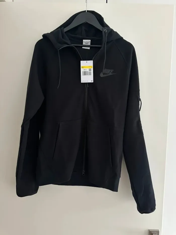 Nike pull à capuche avec zip noir taille S homme neuf