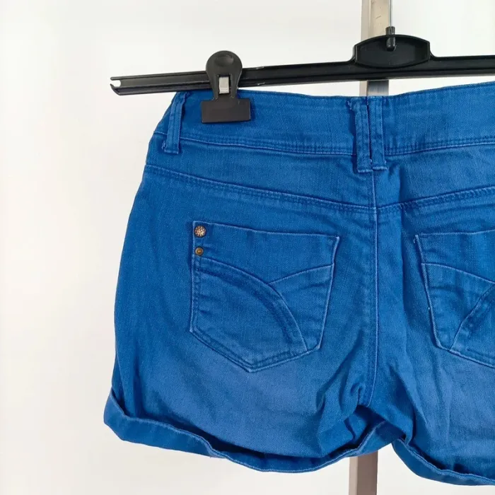 Short bleu vif Promod taille 36 – casual chic – revers et poches plaquées A1059 - photo numéro 6