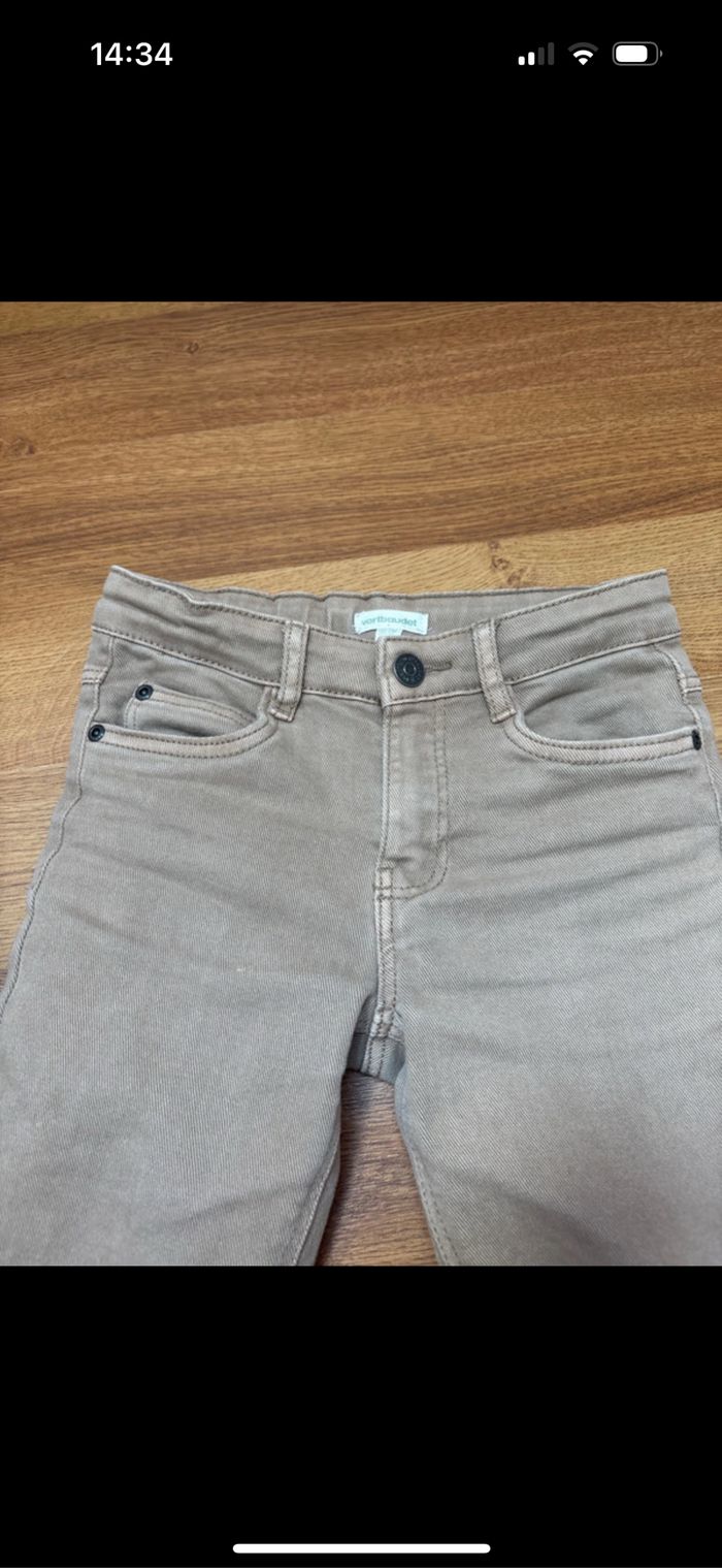Pantalon jeans garçon vertbaudet 7 ans - photo numéro 2