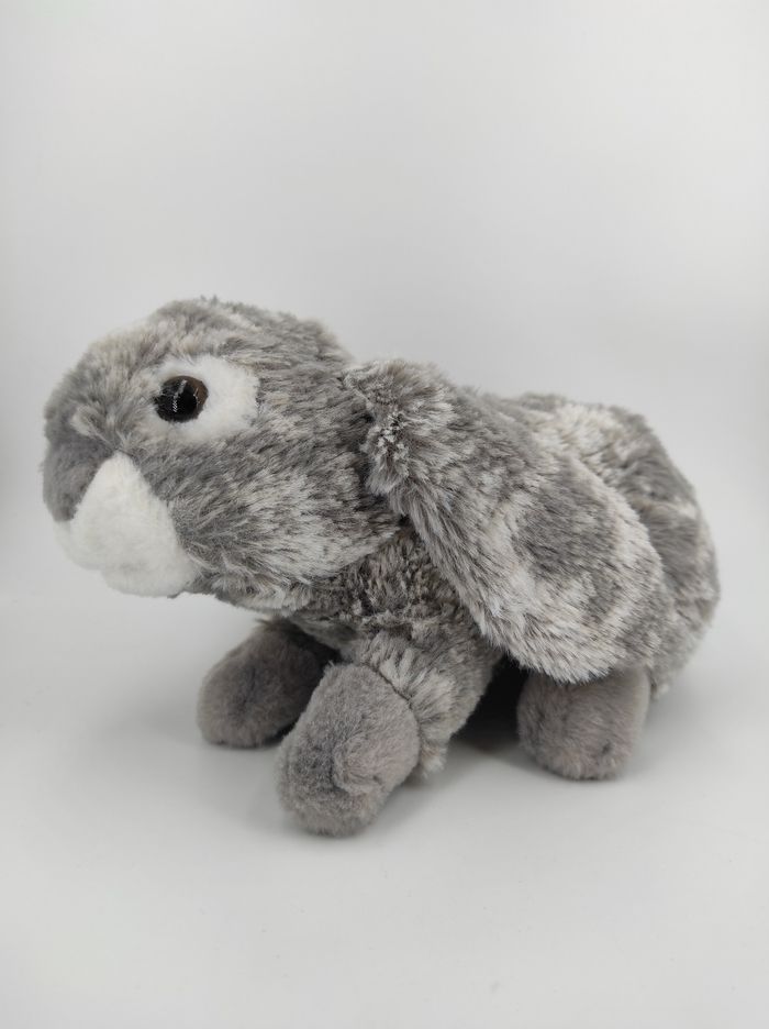 Peluche Lapin Gris Chiné Omnicolor