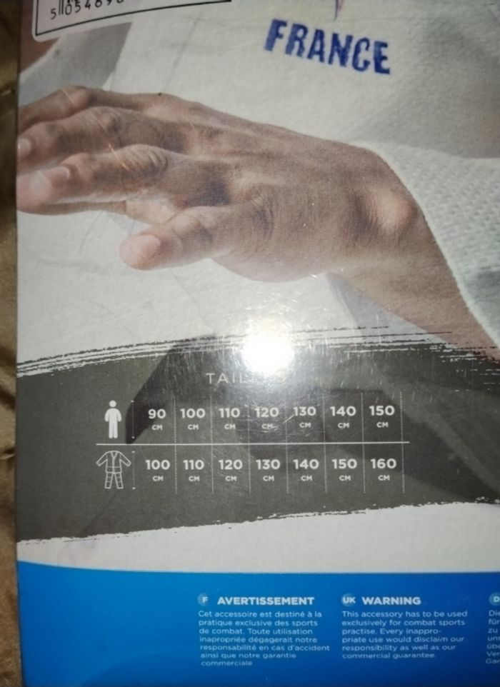 Kimono mizuno shiro 2 taille 100 cms mixte - photo numéro 5