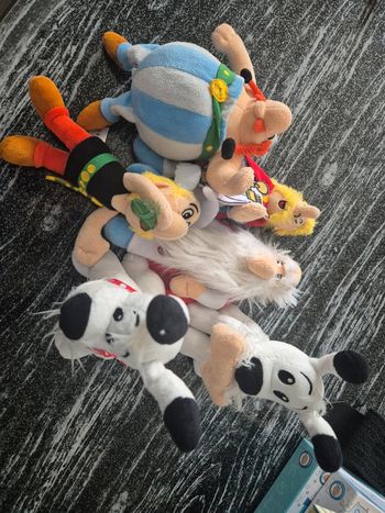 Peluches asterix et ses amis
