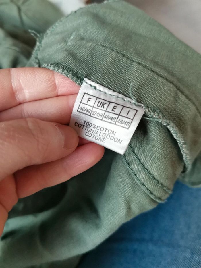 Veste kaki vintage mixte - photo numéro 3