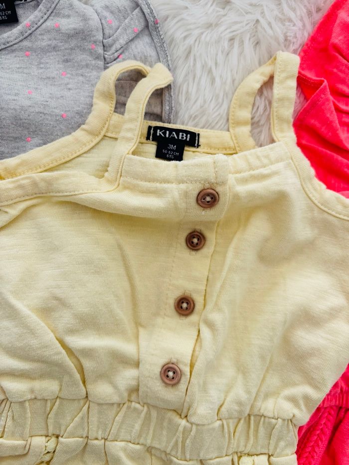 Lot Combi short bébé fille - photo numéro 3