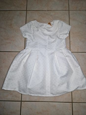 Robe cérémonie mariage fête 4 ans orchestra blanche