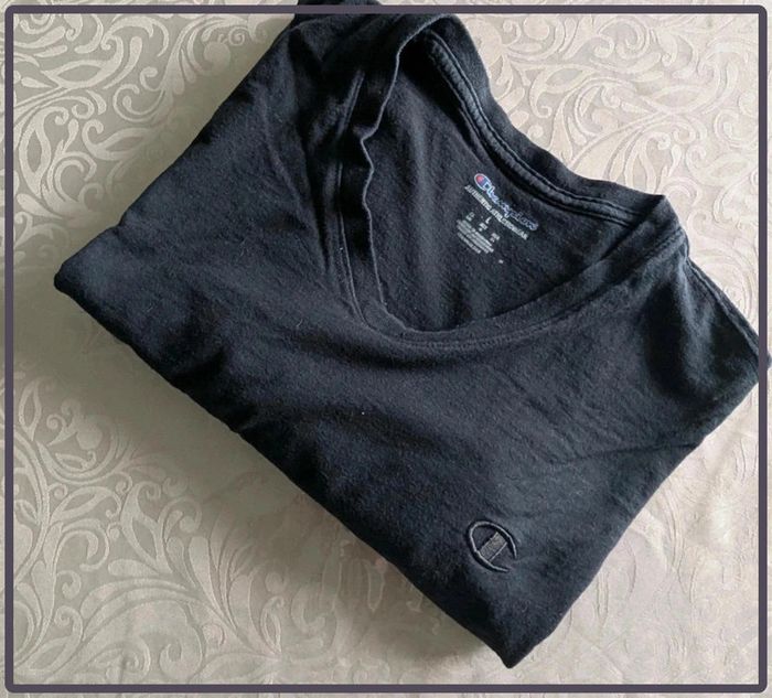 T-shirt Champion taille L homme noir