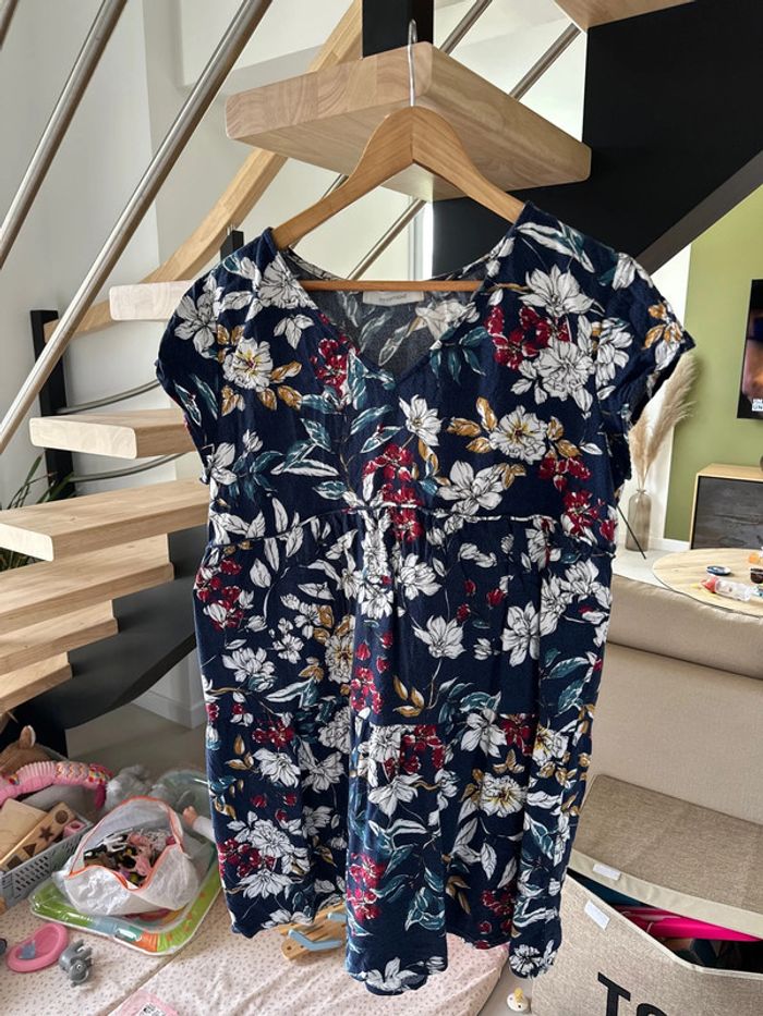 Robe fleurs courte