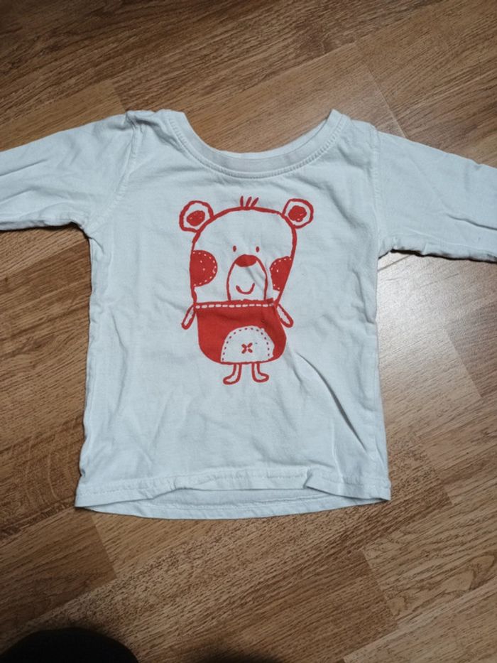 T shirt manches longues 24mois - photo numéro 2