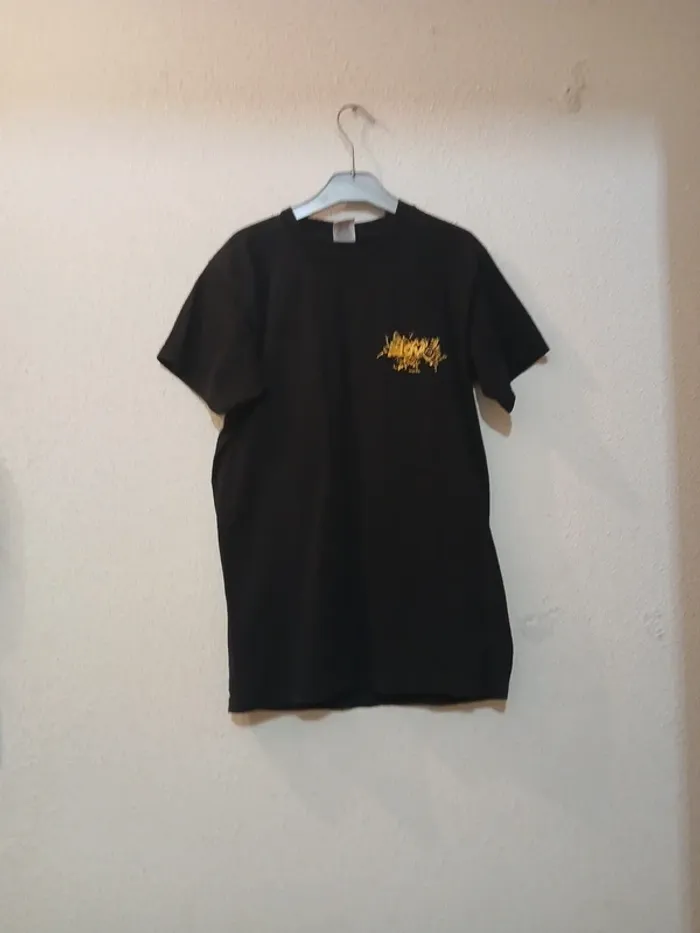 T-shirt femme noir basic " fruit of the loom" taille s