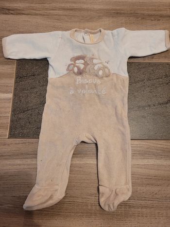 Pyjama 1 pièce- gemo 3 mois