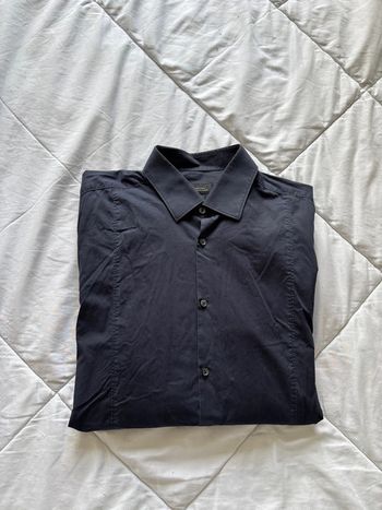 Chemise bleu marine homme black tag by Zara man slim fit ajustée début 2000 y2k taille M
