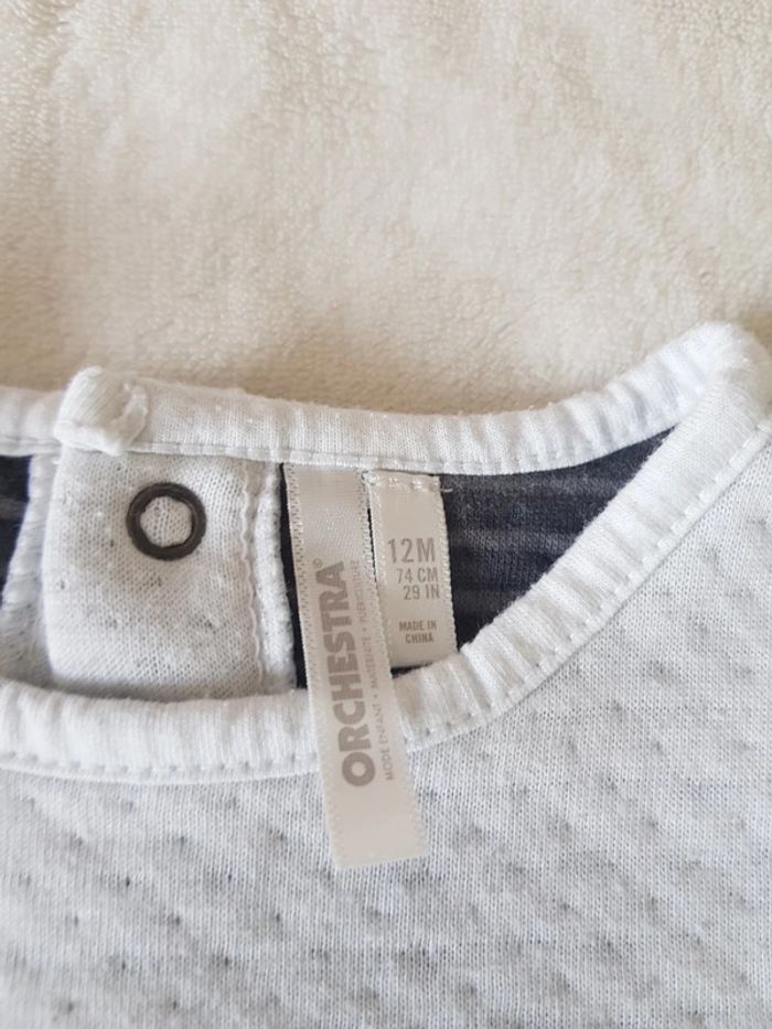 Haut manches longues garçon 12 mois - photo numéro 4