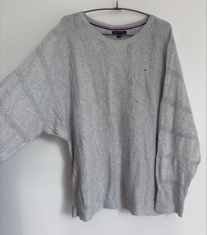 🩶 Pull femme Tommy Hilfiger Taille XXL - 100% coton