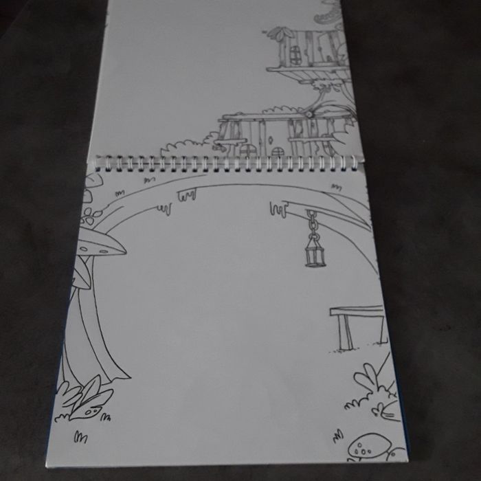 Livre cahier dessin peter pan avec pochoirs - photo numéro 5