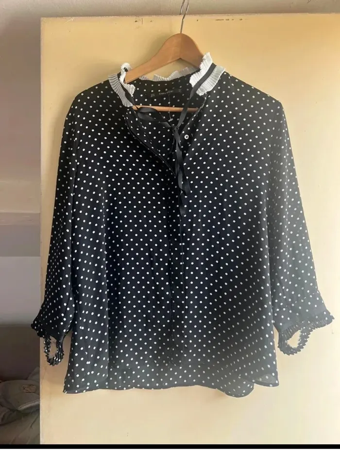 Sublime chemise Zara vintage tendance pour couturière