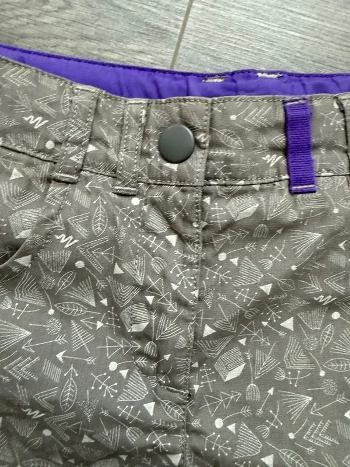 Short gris fille 12 ans Quechua décathlon - photo numéro 4