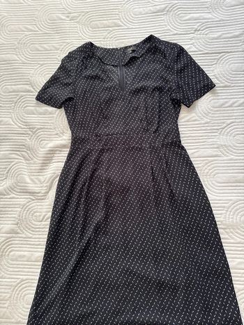 Jolie robe 1.2.3 col V noir avec doublure