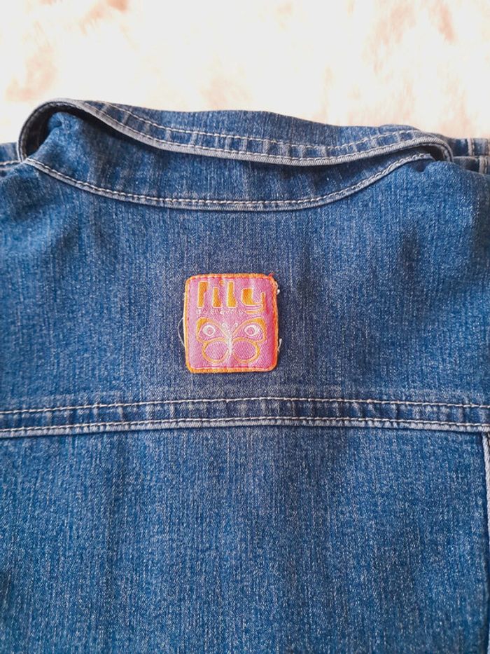 Veste en jean papillons 2 ans lily butterfly - photo numéro 4