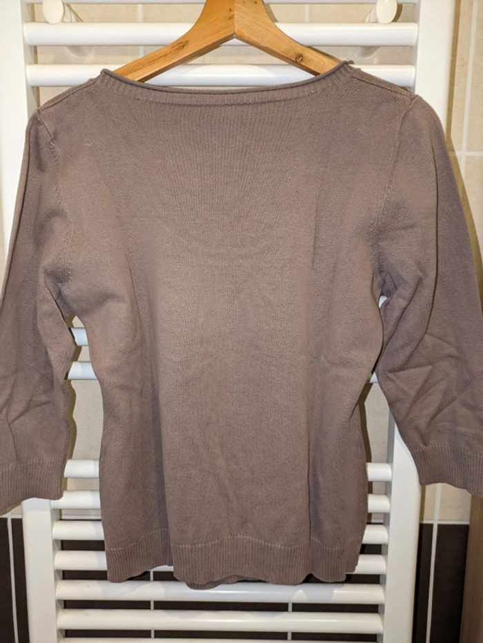 Pull manches 3/4 camaïeu T3 - photo numéro 2