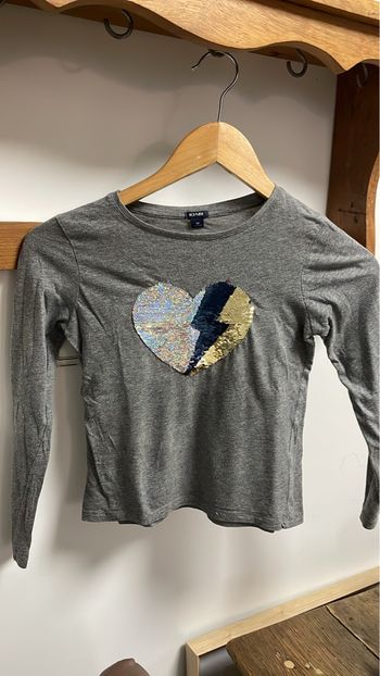 Haut (réversible en forme de cœur) kiabi 