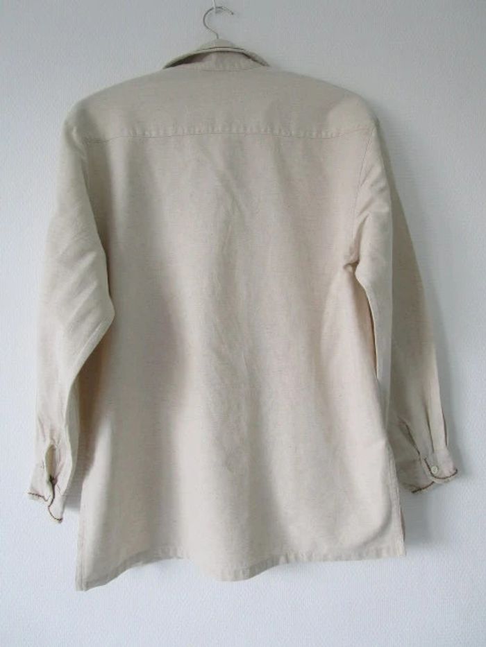 Chemise beige vintage étagère marin 44 TBE - photo numéro 13