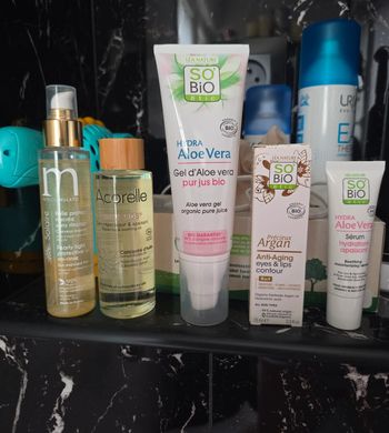 Lot 5 produits beauté cheveux corps visage  a découvrir kit idéal vacances