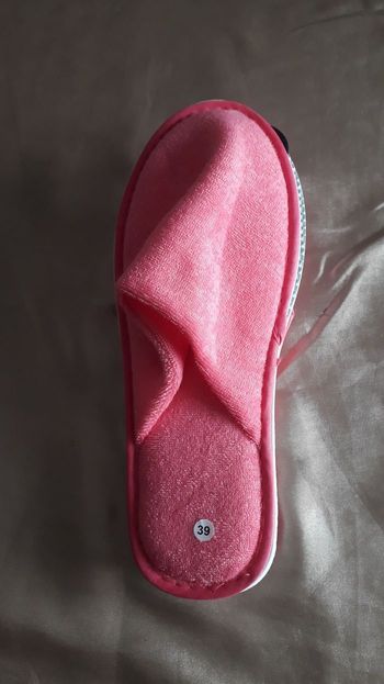 Chaussons femme - Rose