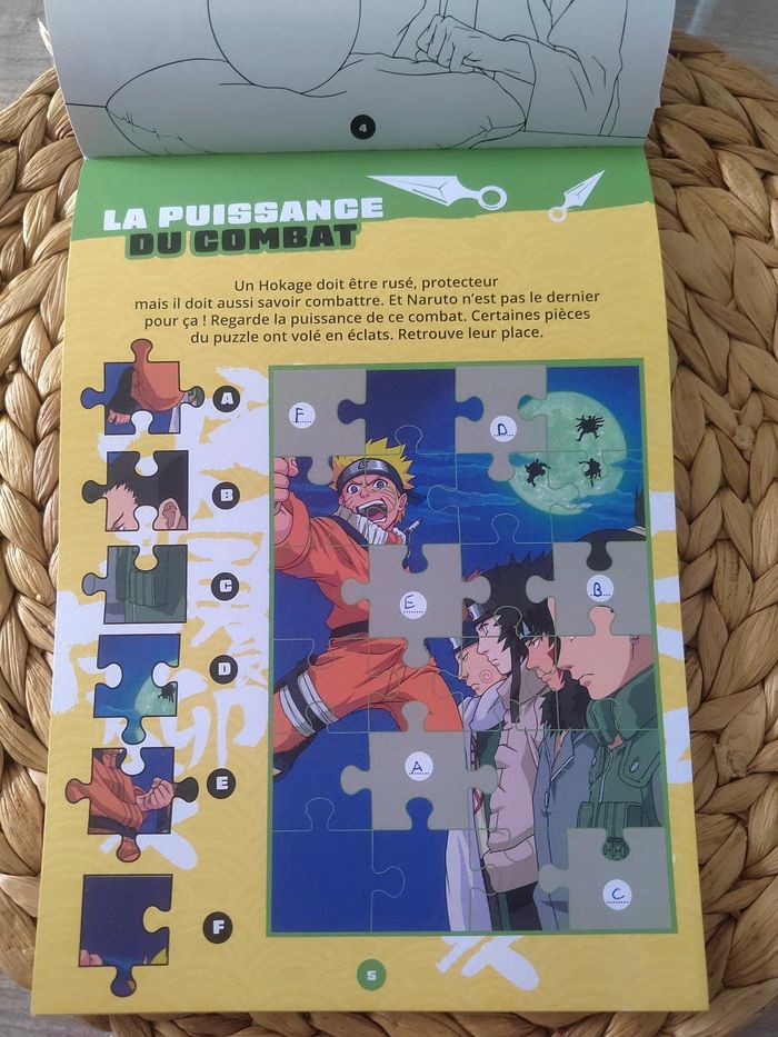 Bloc de jeux Naruto – Stickers Le rêve de Naruto  – À partir de 7 ans - photo numéro 5