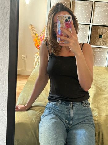 Débardeur noir simple