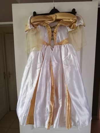 Déguisement Princesse blanc et or Oxybul 6/8 ans