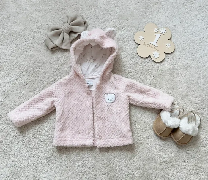 Veste chaude bébé 1 mois