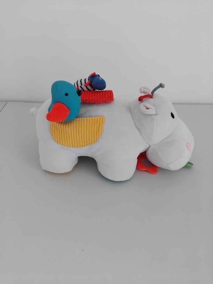 PELUCHE  Multi Activités Hippo Axel Jeu Eveil
