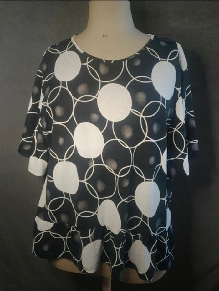 🌿 Blouse fluide à motifs – Taille 48/50 - photo numéro 2