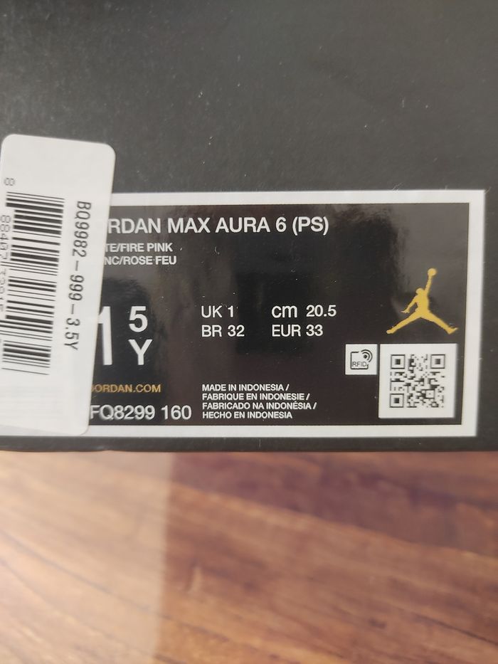 Baskets Jordan max aura 6 T 33 - photo numéro 8