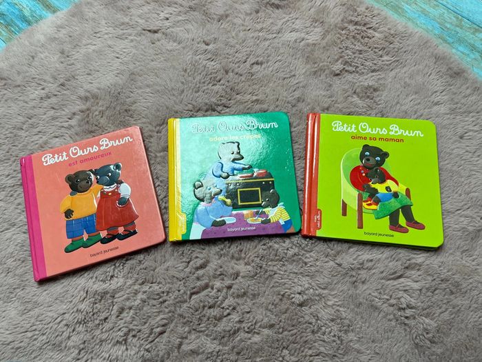 Lot de 3 livres petit ours brun