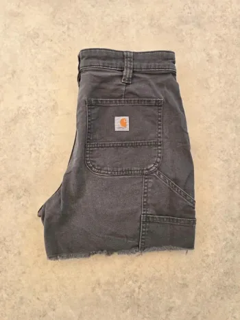 Short Carhartt original fit 32/4 gris femme women SHO087